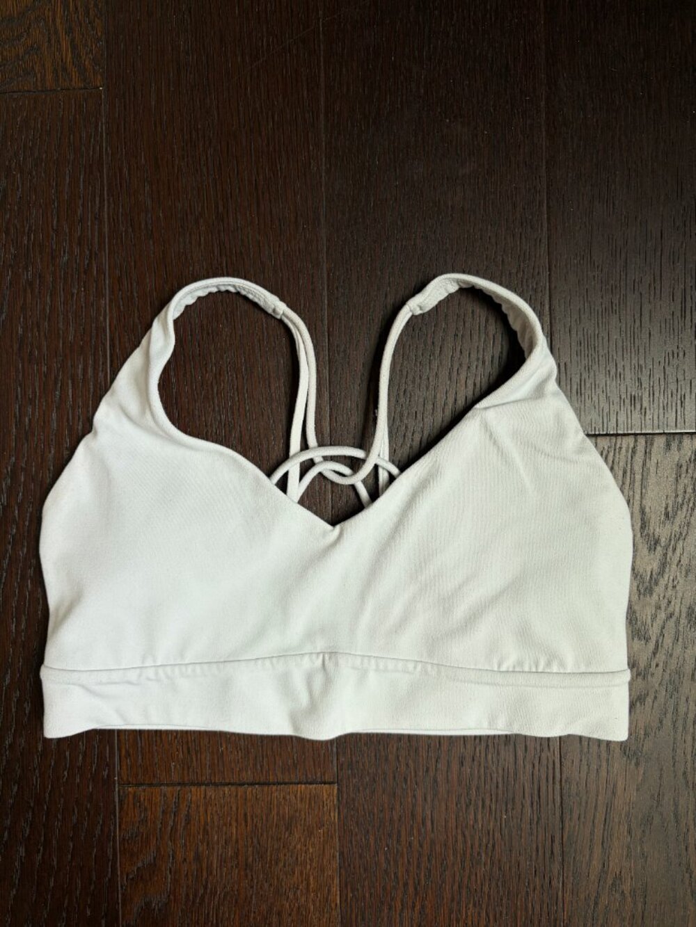 Athleta Solace Sports Bra A-C (Light Grey) - Small